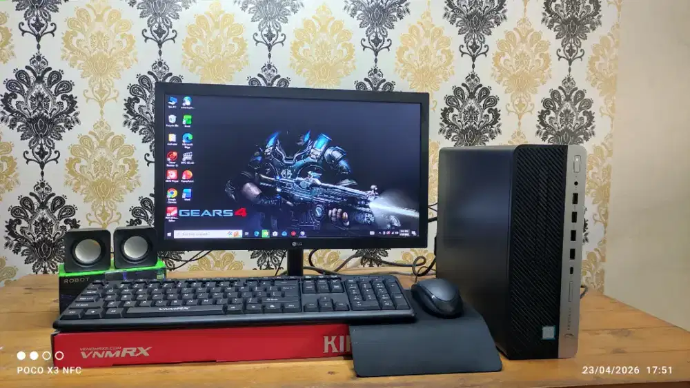 FULLSET CORE I5-8500, RAM 8GB DDR4, SSD 256GB, LED LG 20 HDMI