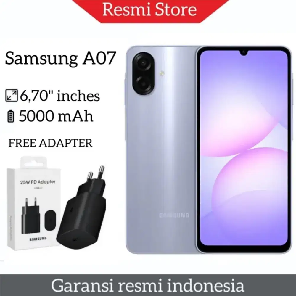 Samsung Galaxy A07 (8/256GB - 6/128GB- 4/128GB- 4/64GB) & A04 NEW BNIB