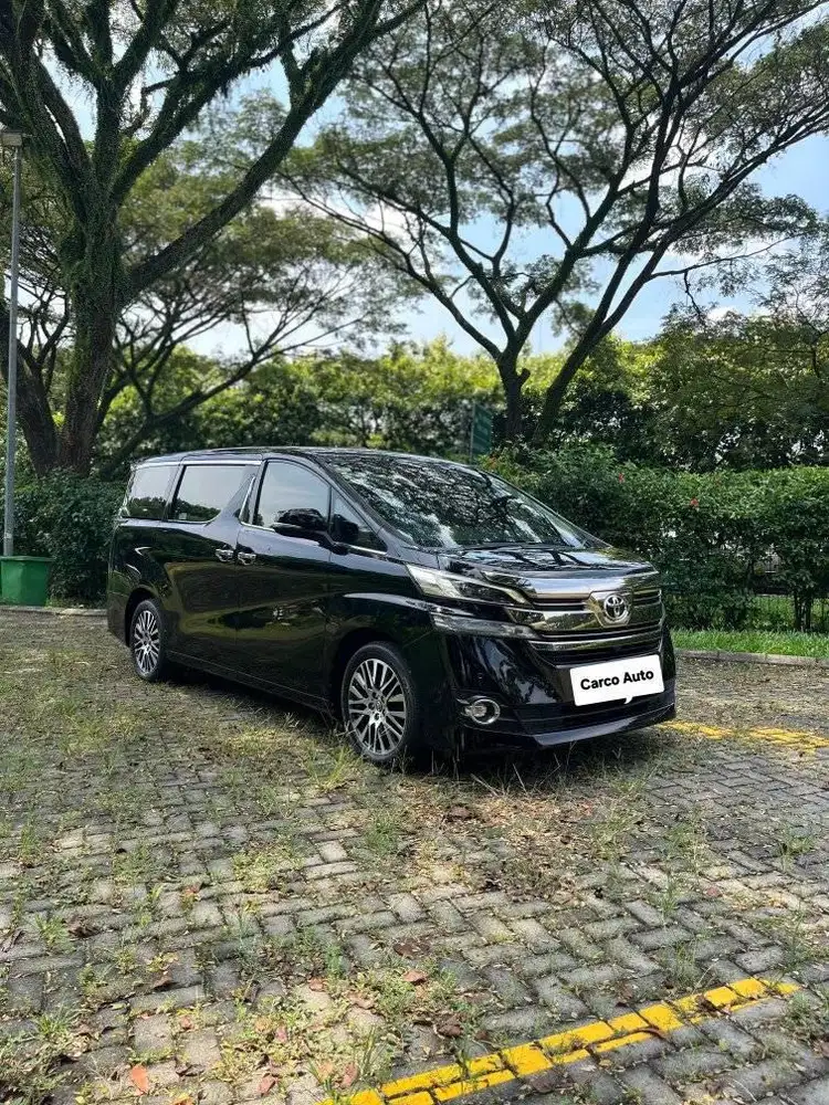 Toyota Vellfire 2.5L G 2017 Record Black on Black