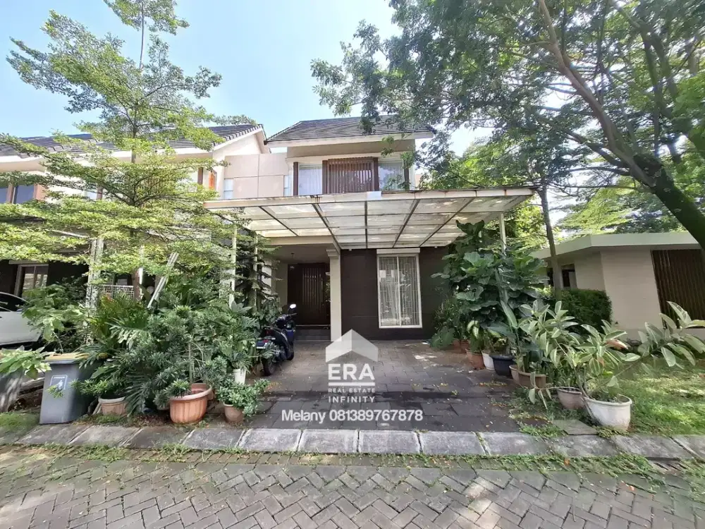 Rumah Cluster di Joglo Clover Hill, Row lebar, nyaman, asri, samping taman, lepas segera.