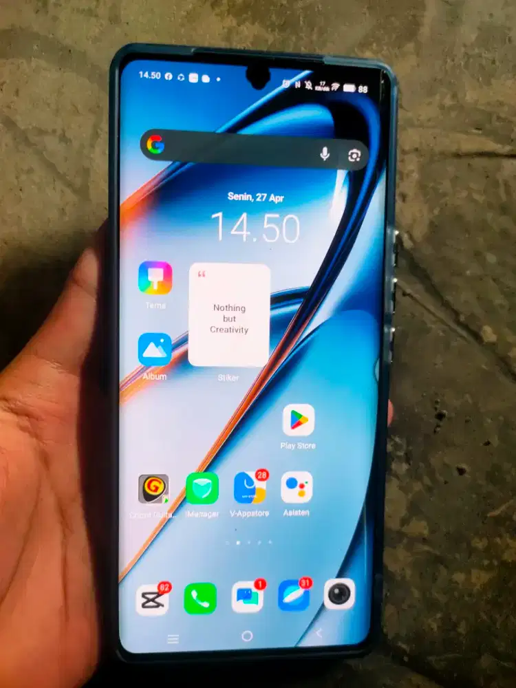 Vivo V27 5G ram 8/256gb normal lancar