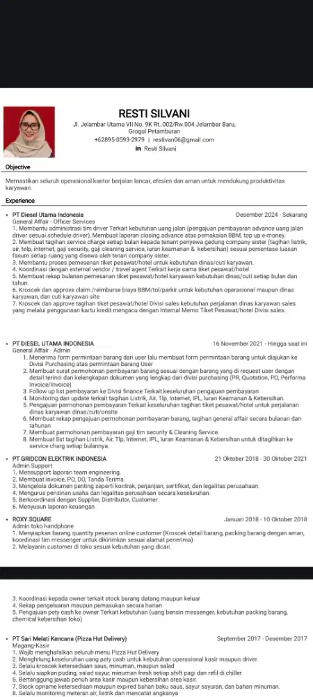 OPEN TO WORK - ADMIN