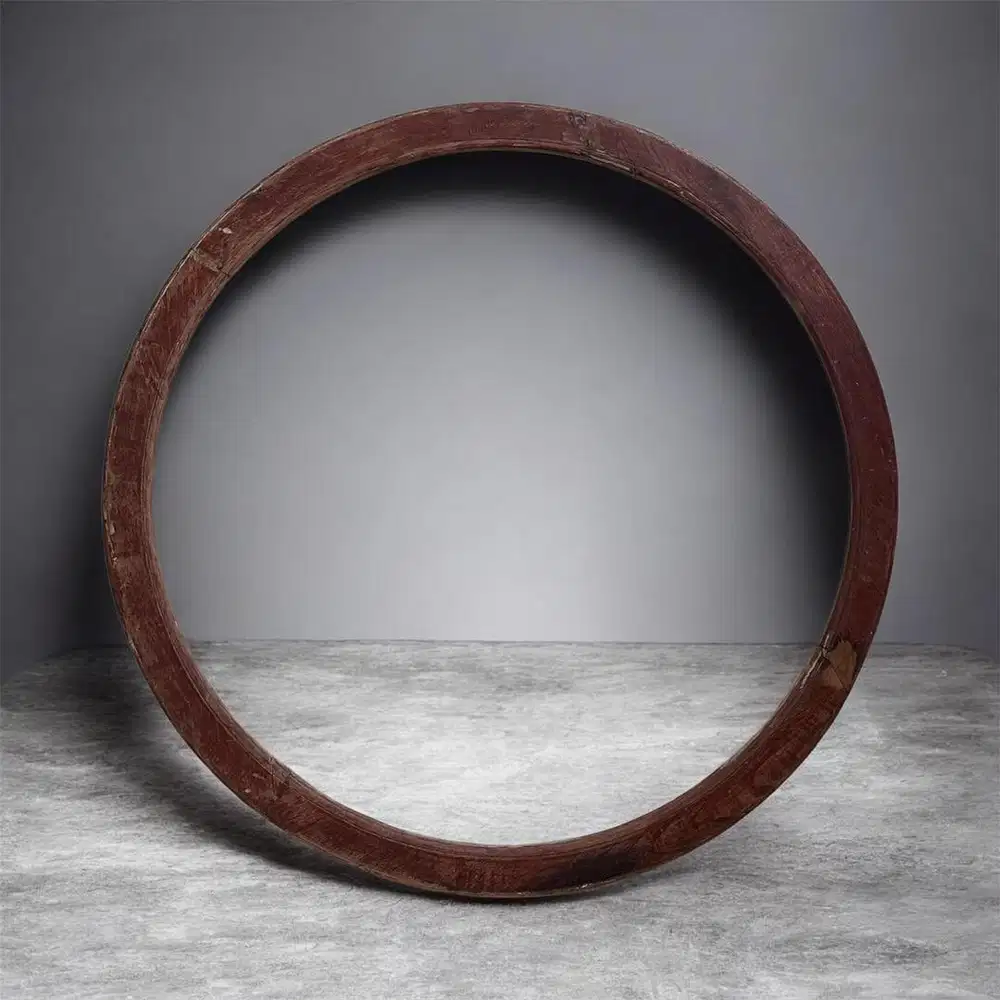 Jual Frame Bulat dari Kayu Jati
