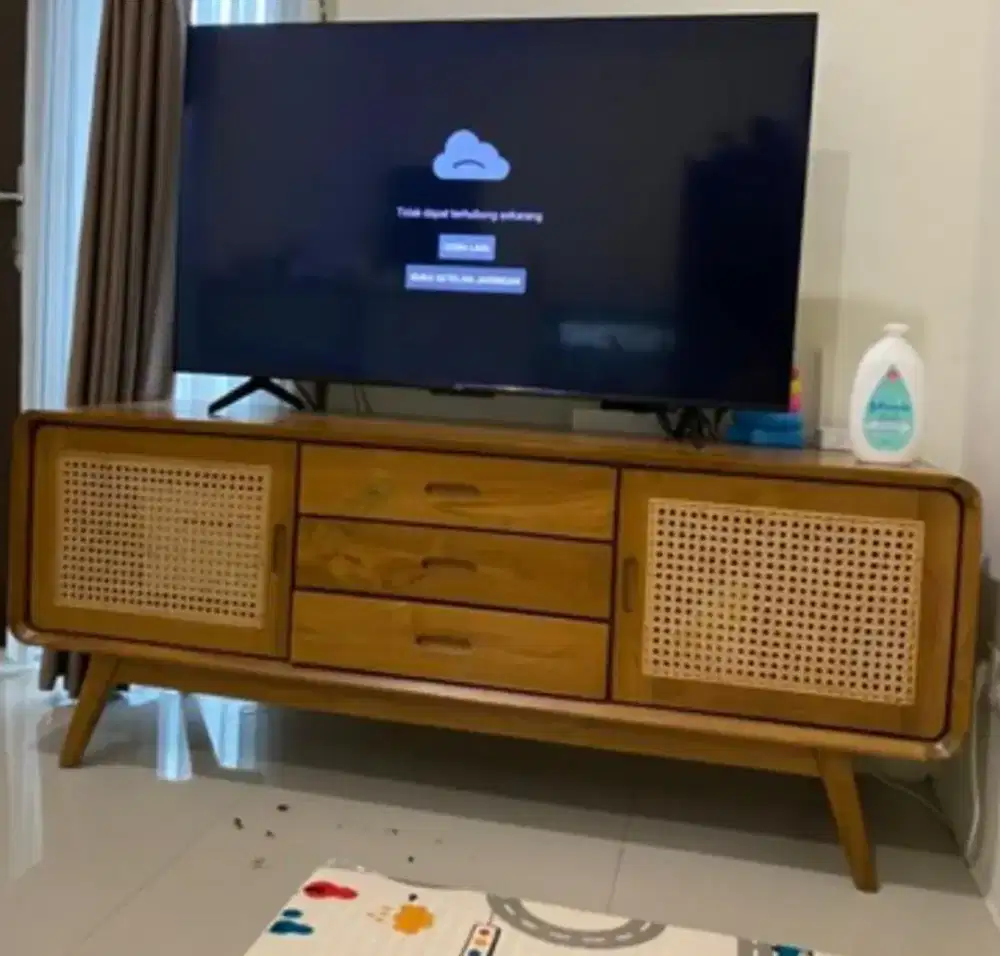 Jual TV TCL 50 inch dan meja tv