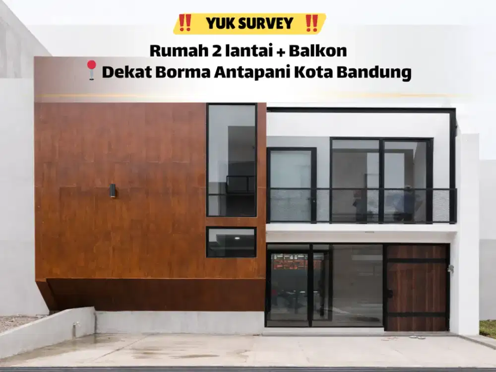 Rumah Antapani 2 Lantai – Balkon & Carport Luas!