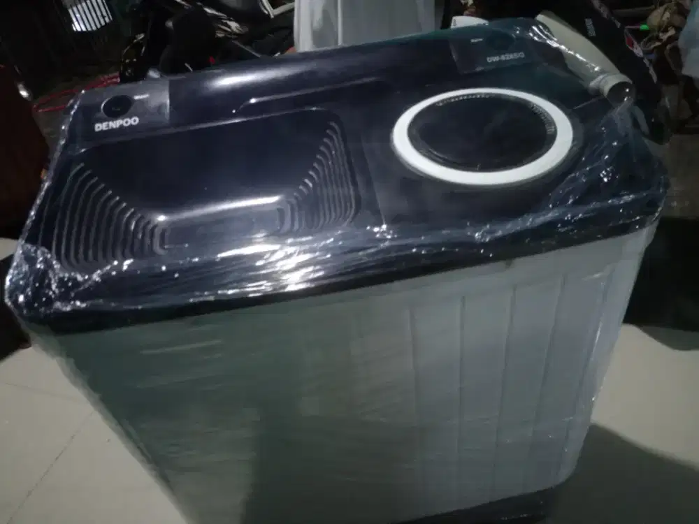 Mesin cuci denpo 2 tabung mulus siap pakai
