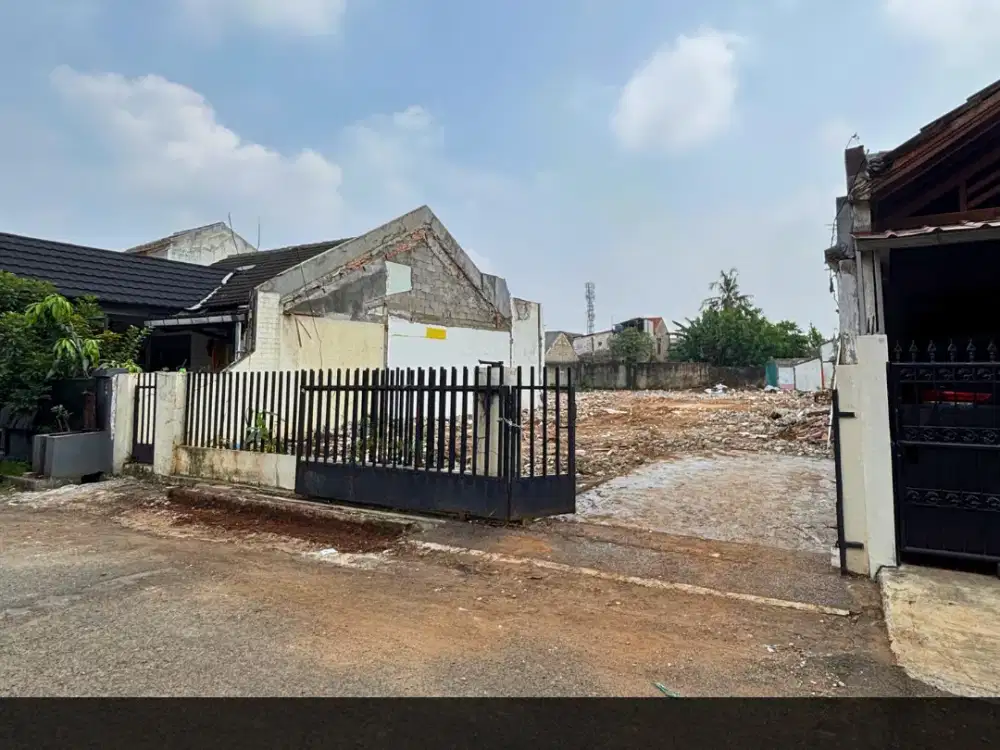 TANAH SHM 1.049 M2 DALAM KOMPLEK HARGA 5,2 MILIAR (DI BAWAH PASAR) PERUM PAMULANG PERMAI 1 FLAMBOYAN IV