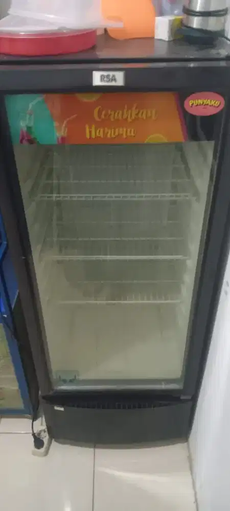 DIJUAL! SEPAKET SHOWCASE 3 RAK DAN ETALASE ROKOK