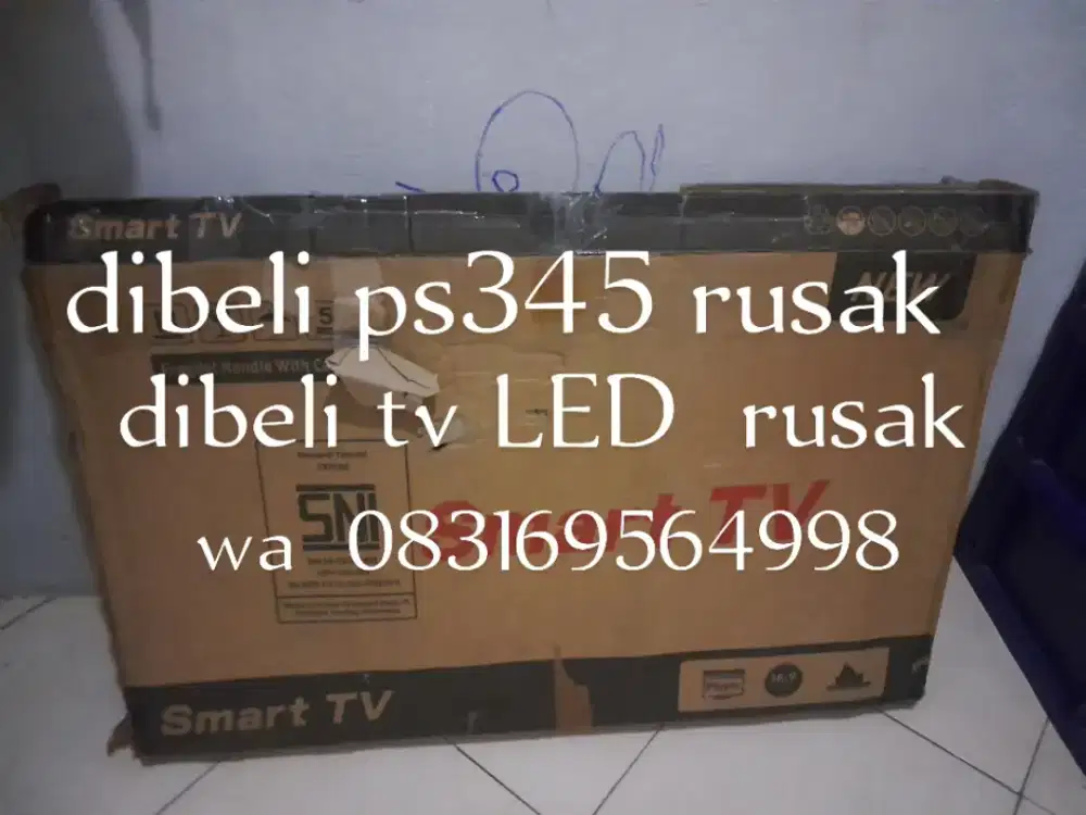 Dibeli tv LED ps rusak