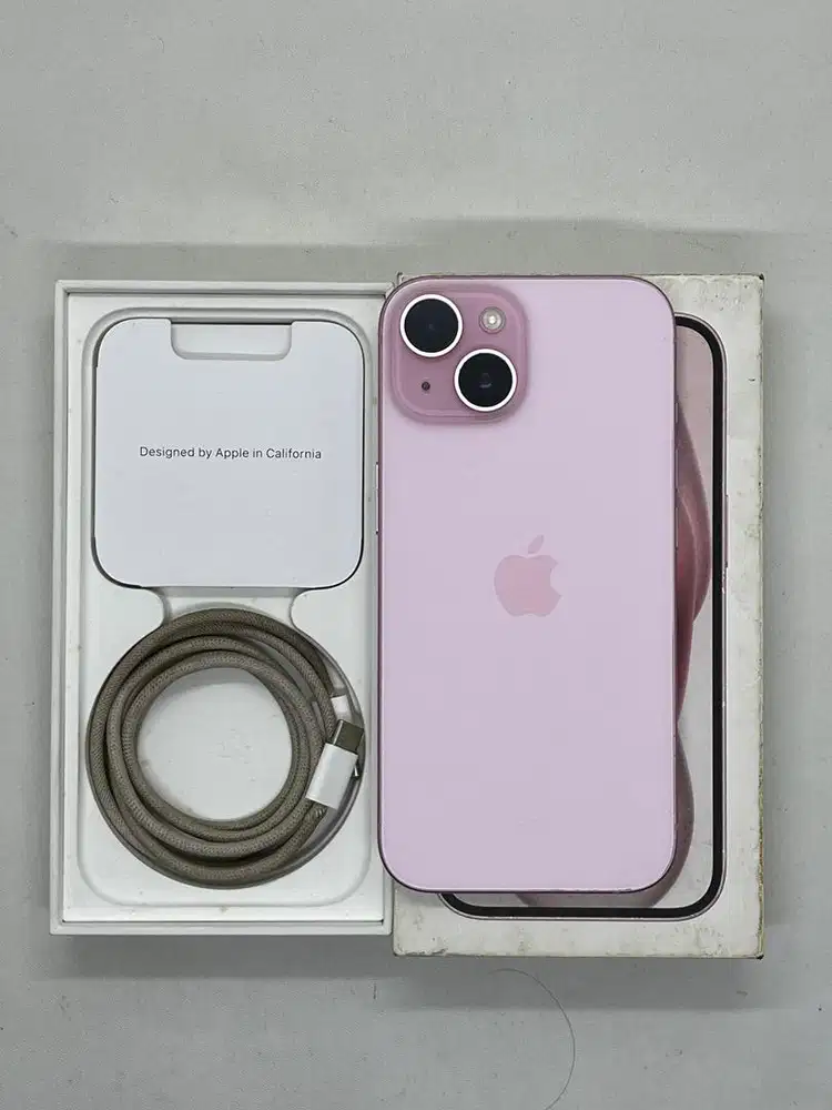 iPhone 15 128GB Resmi ex iBox Pink