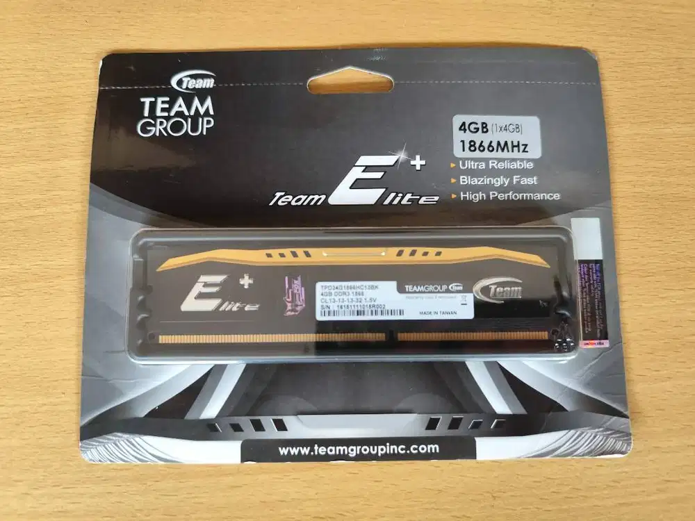 RAM PC Team Elite Plus, DDR3 4GB 1866mhz, New Balikpapan
