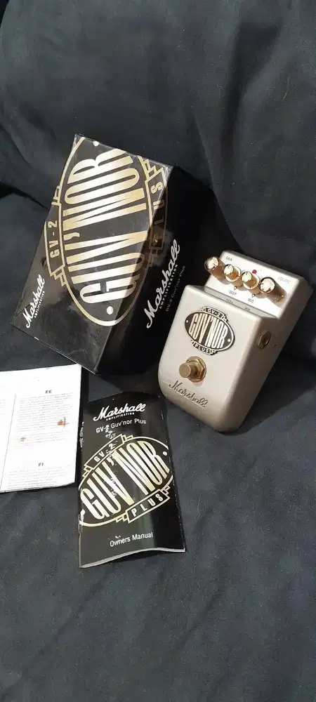 Marshall Guv nor Guvnor GV2 GV-2 Distortion Overdrive Guitar Effect