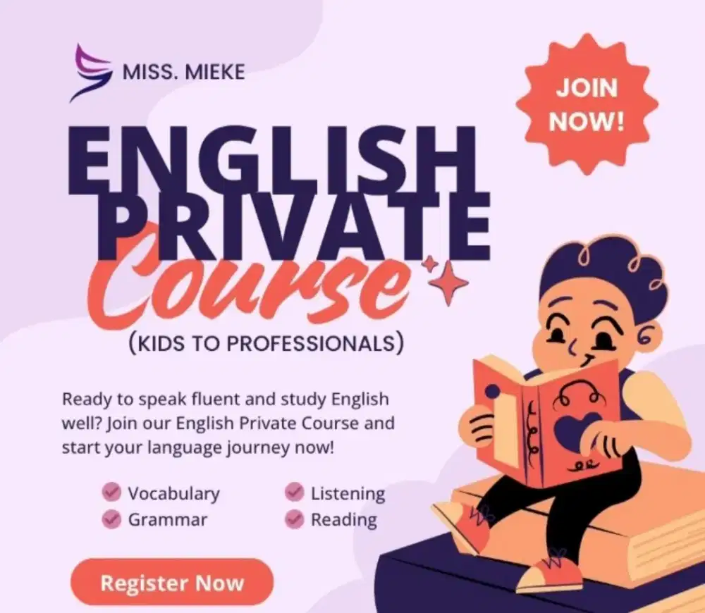 Les Privat Online Bahasa Inggris