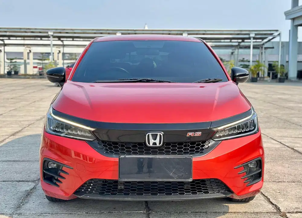 [LOW KM 20.000] HONDA CITY HATCHBACK RS CVT 2021 ORANGE TT 2022 ORANYE