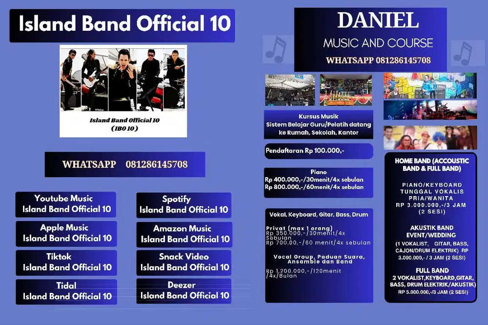 Daniel Musik dan Kursus Musik