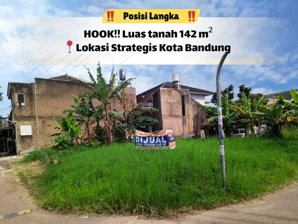 Tanah 142 m² – Harga Masih Masuk, Lokasi Sudah Jadi