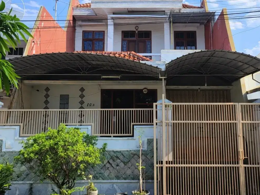 Rumah Wisma Permai Barat Strategis • Siap Huni • Jati Carport • Row 3 Mobil