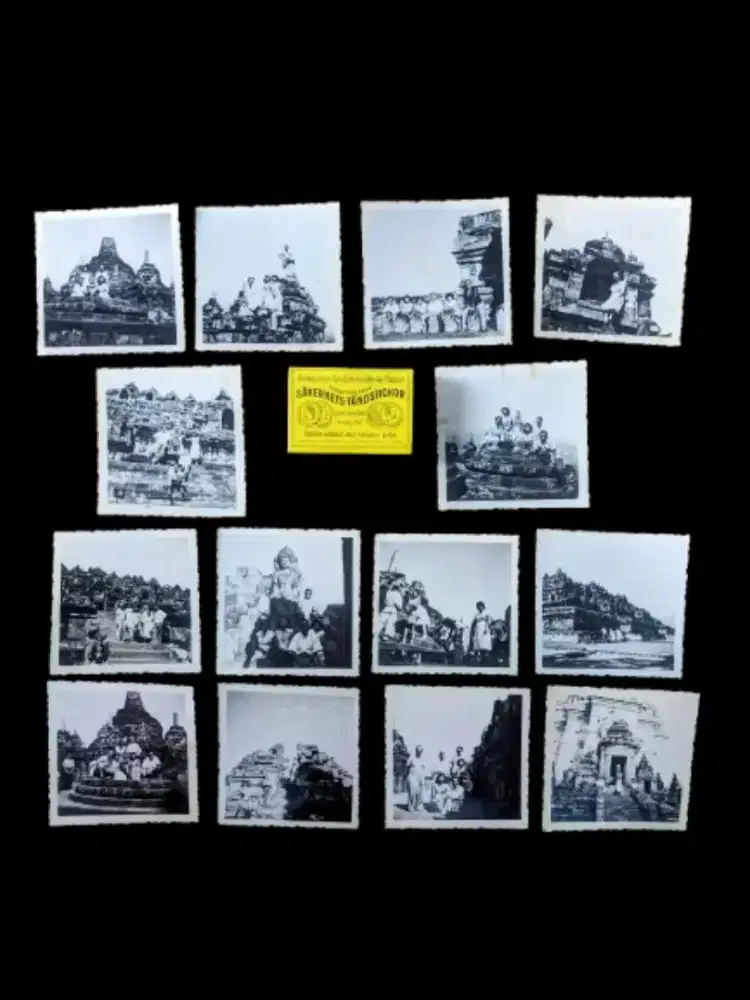 14 foto arsip sejarah - Borobudur dan Prambanan sblm restorasi UNESCO