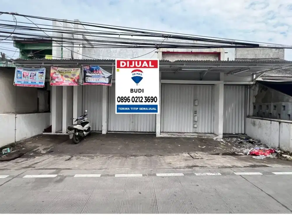 Dijual Ruko Rumah Komersil Usaha Cilincing Bekas Alfamart dilewati jaklingko Harga Special LT 9 X 18,5