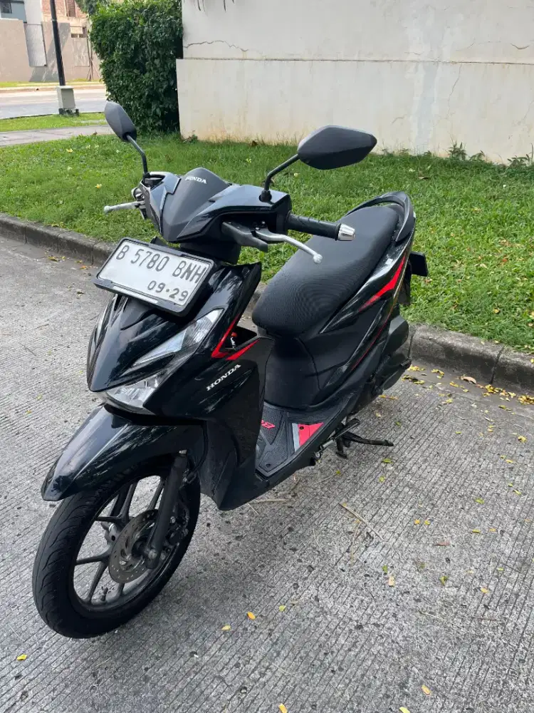 Beat New Gen 2 Cbs Kunci Hitam Glossy