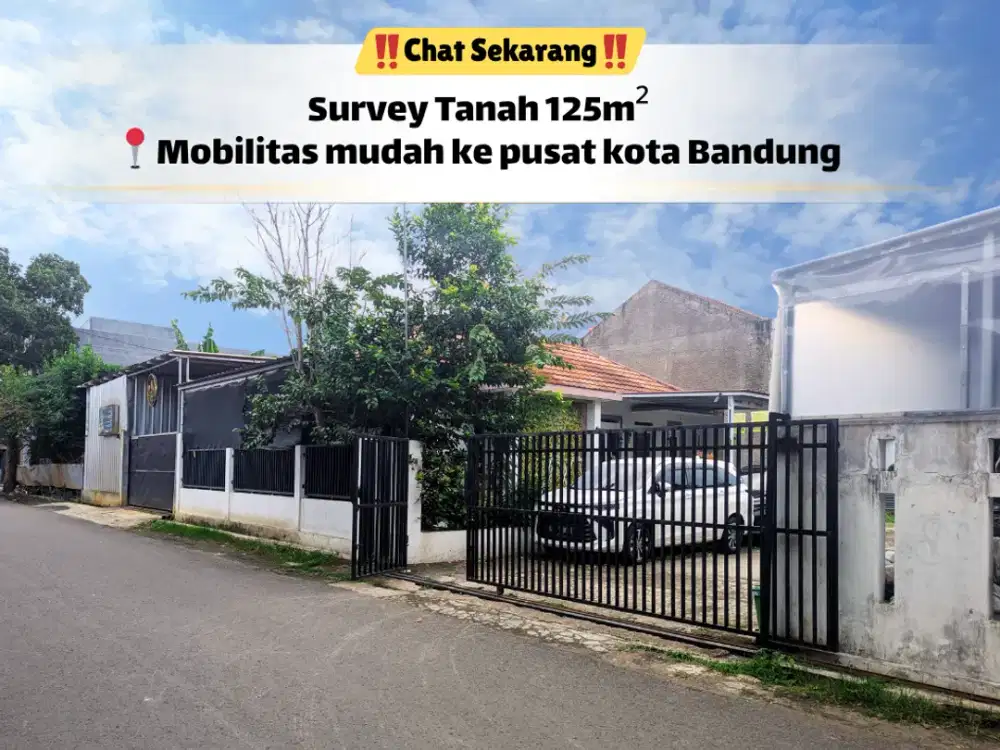 Tanah Buahbatu 125 m² – Siap Bangun di Area Berkembang
