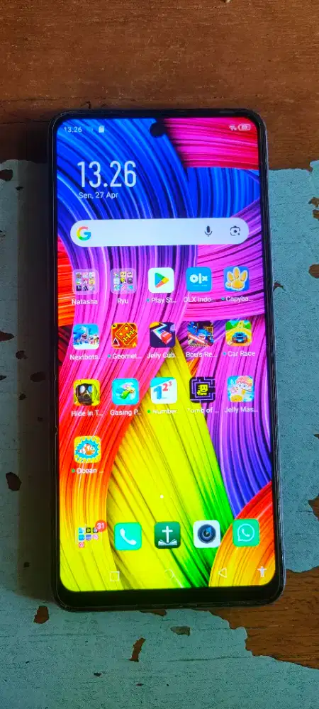 Hp Infinix hot 11S Ram 6/128Gb silver