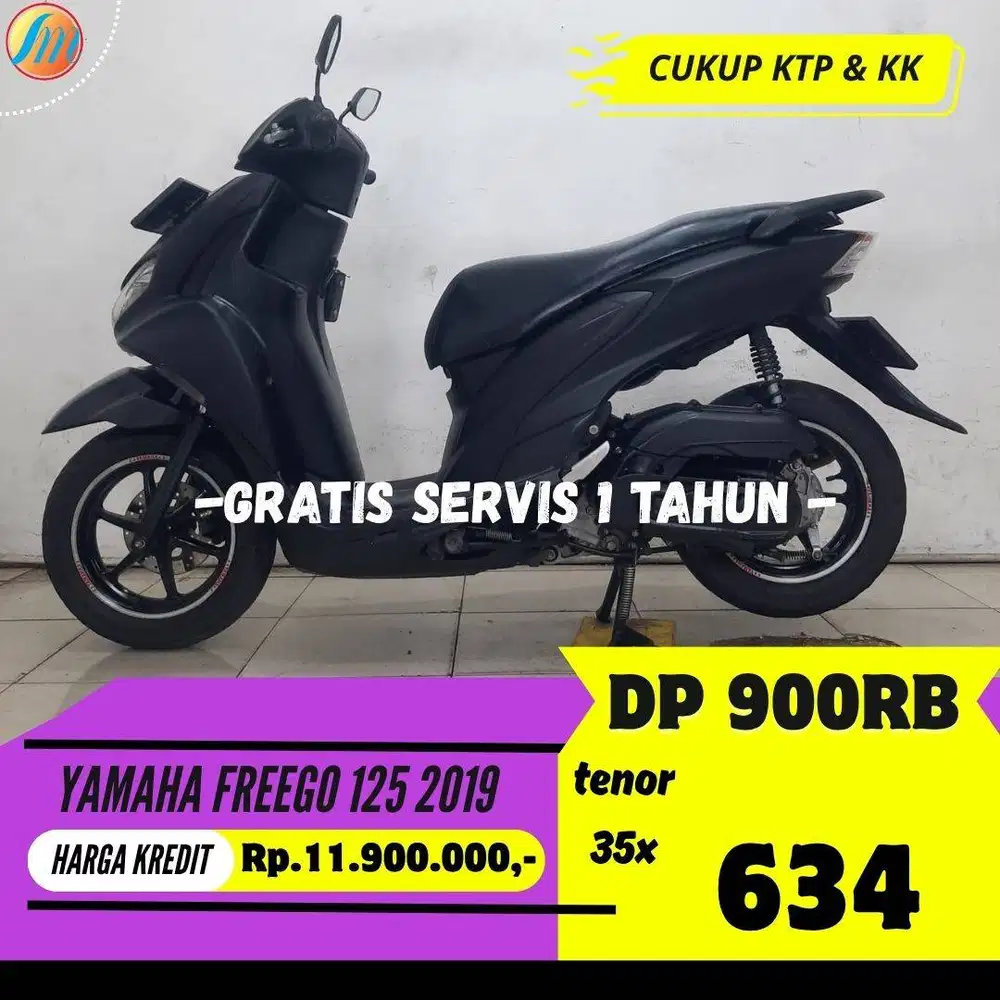 DP HANYA 900RIBU KREDT YAMAHA FREEGO 125 2019 ANGSURAN SANGAT RINGAN