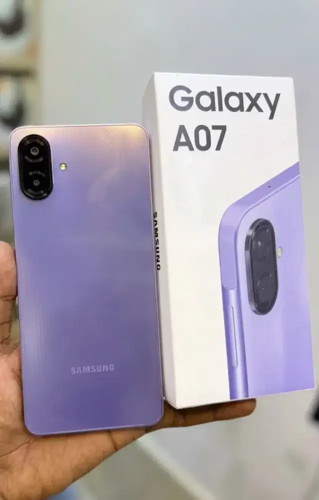SAMSUNG GALAXY A07 4+4/128GB FULLSET GARANSI 2027