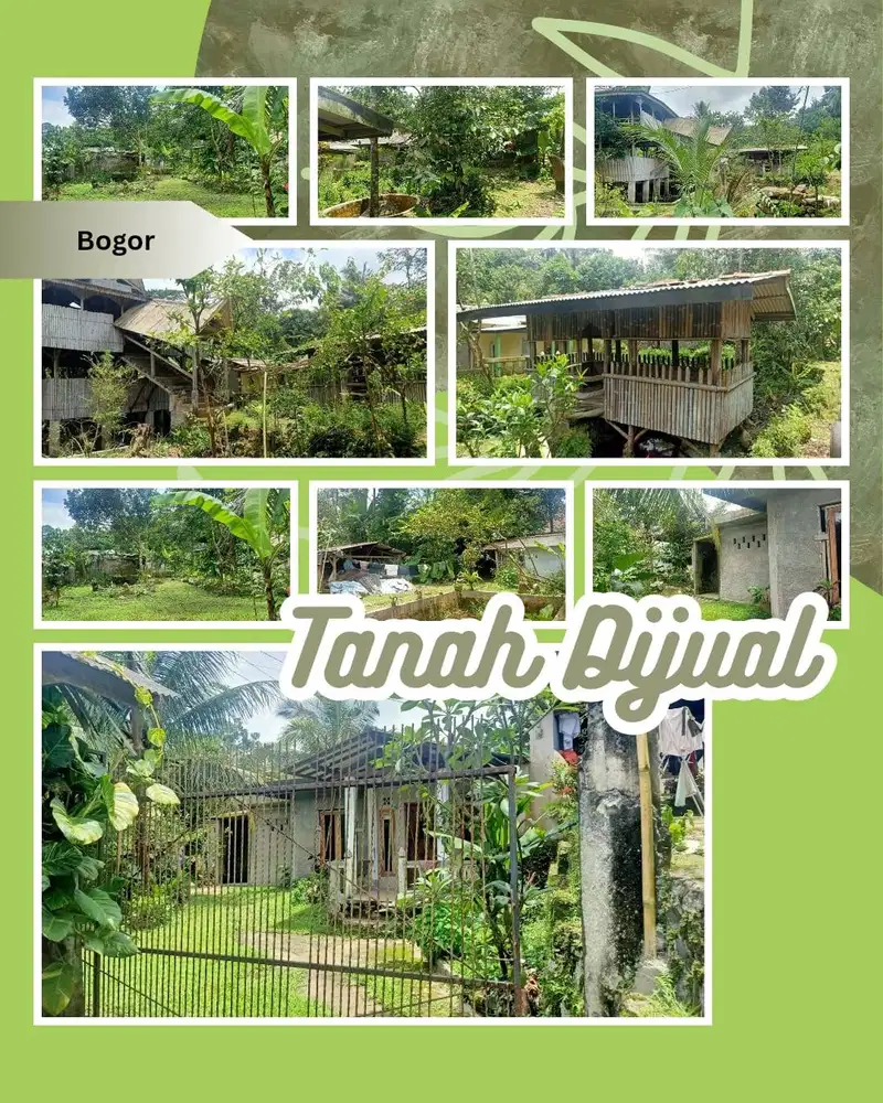 Tanah Luas Dijual CEPAT — BU! Lokasi Strategis di Taman Sari, Bogor