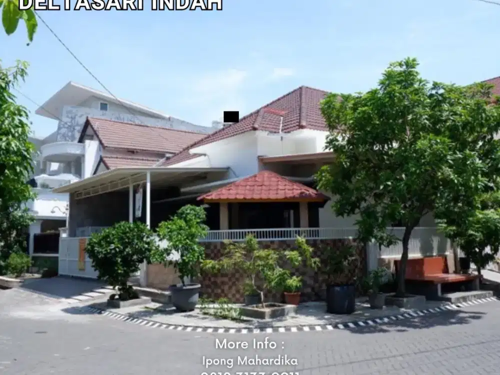 Rumah Dijual Sidoarjo Hook di Deltasari Indah Waru