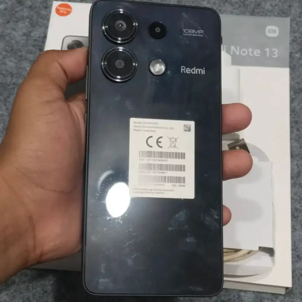 Jual hp Redmi note13 ram 8+4GB/storage256GB
