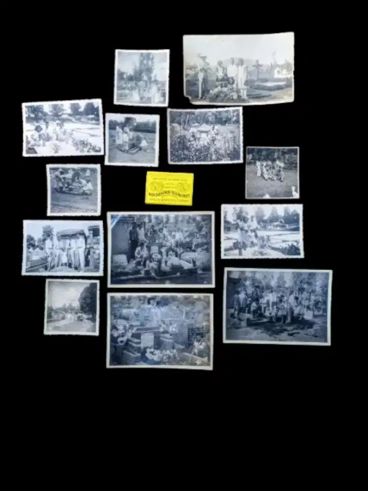 13 foto asli ziarah taman makam 1950an - dokumen langka era orde lama