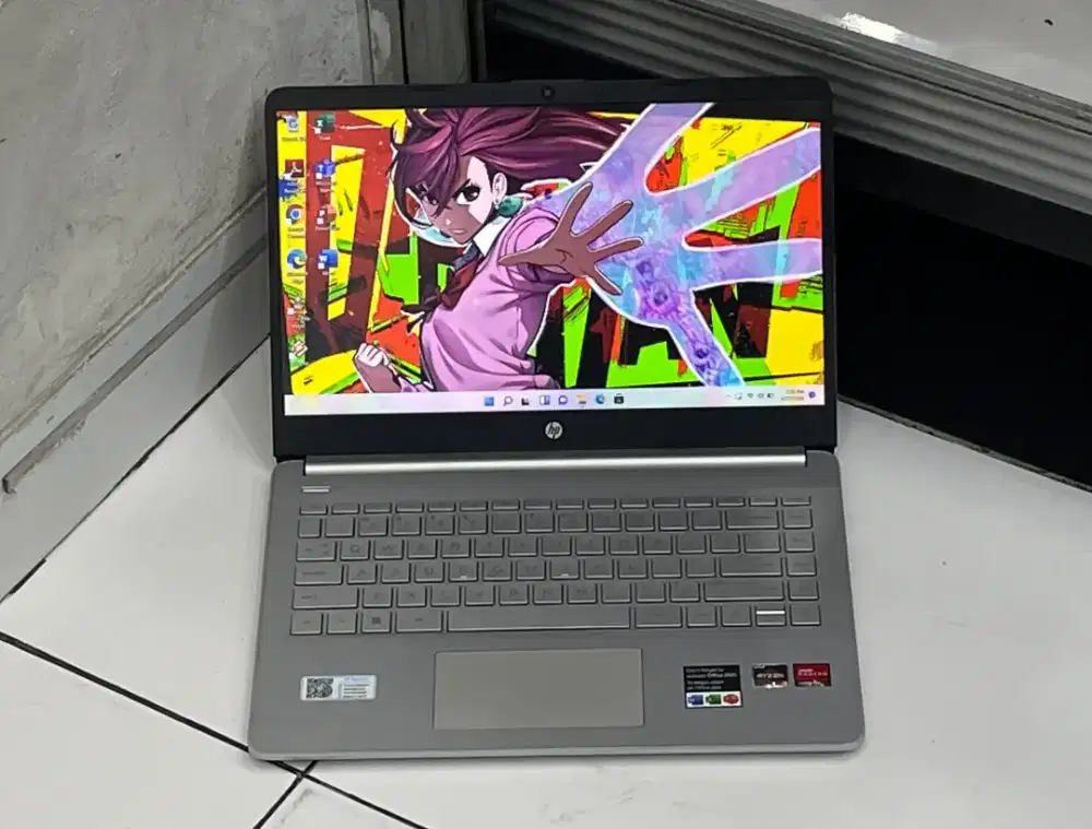 Laptop Hp 14s fq0xxx ryzen 3 3250U ram 8gb/512gb
