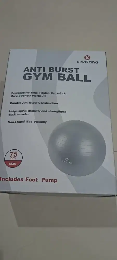 Alph 75 Cm Bola Fitness - Silver