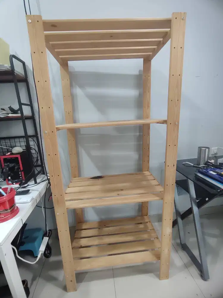 Rak IKEA HEJNE Kayu Asli – Murah Meriah