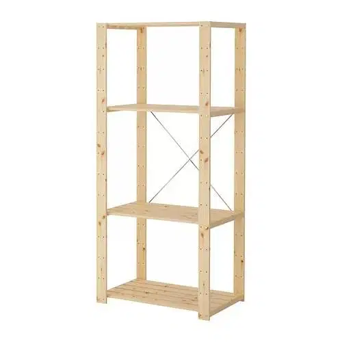 Rak IKEA HEJNE Kayu Asli – Murah Meriah