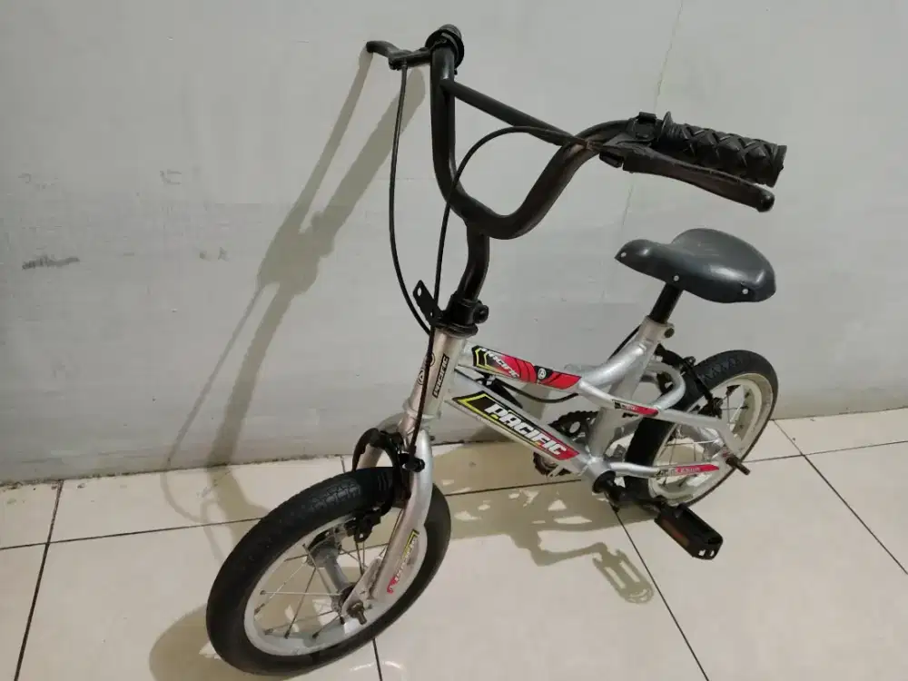 Sepeda anak warna silver