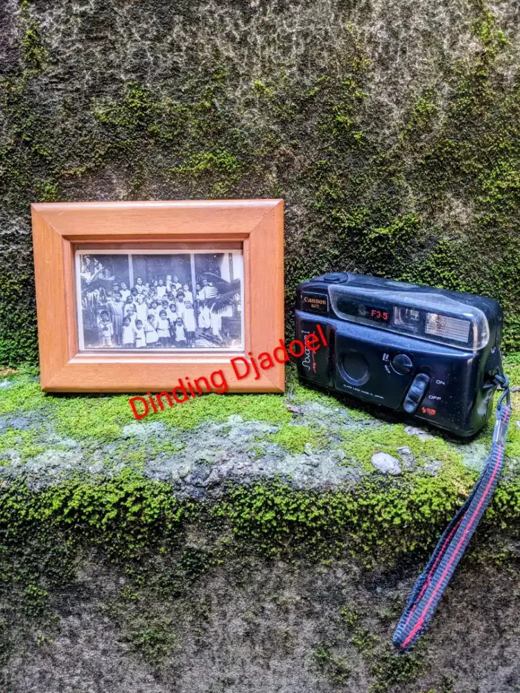 Foto asli Hindia Belanda 1920-1930 - bingkai kayu