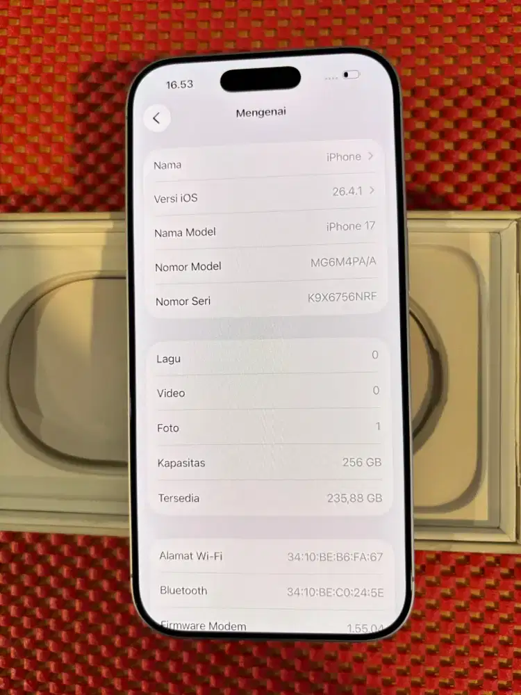 Iphone 17 basic 256 gb