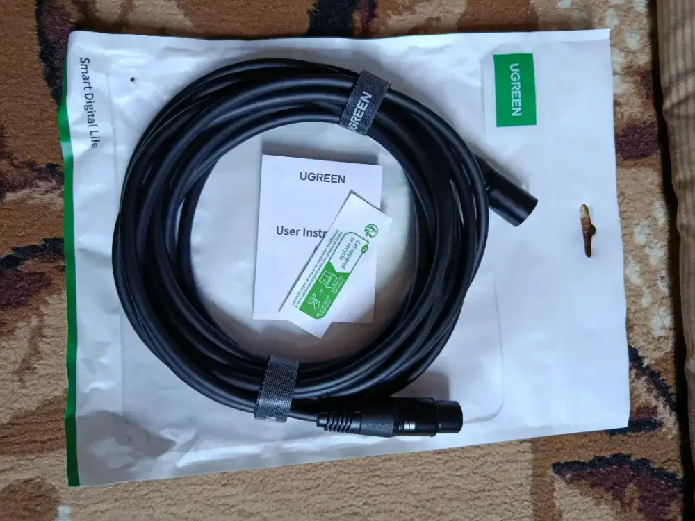 Dijual kabel Xlr Male to female 5 Meter