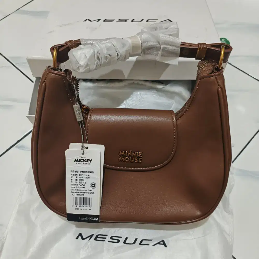 Mesuca x Disney Shoulder Bag Dark Brown