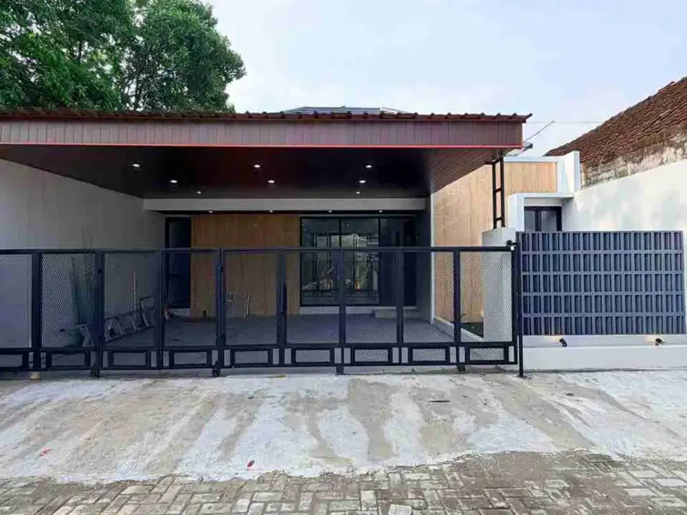 RUMAH CANTIK MODERN DENGAN TATA RUANG FUNGSIONAL DI DEKAT SD MODEL WEDOMARTANI