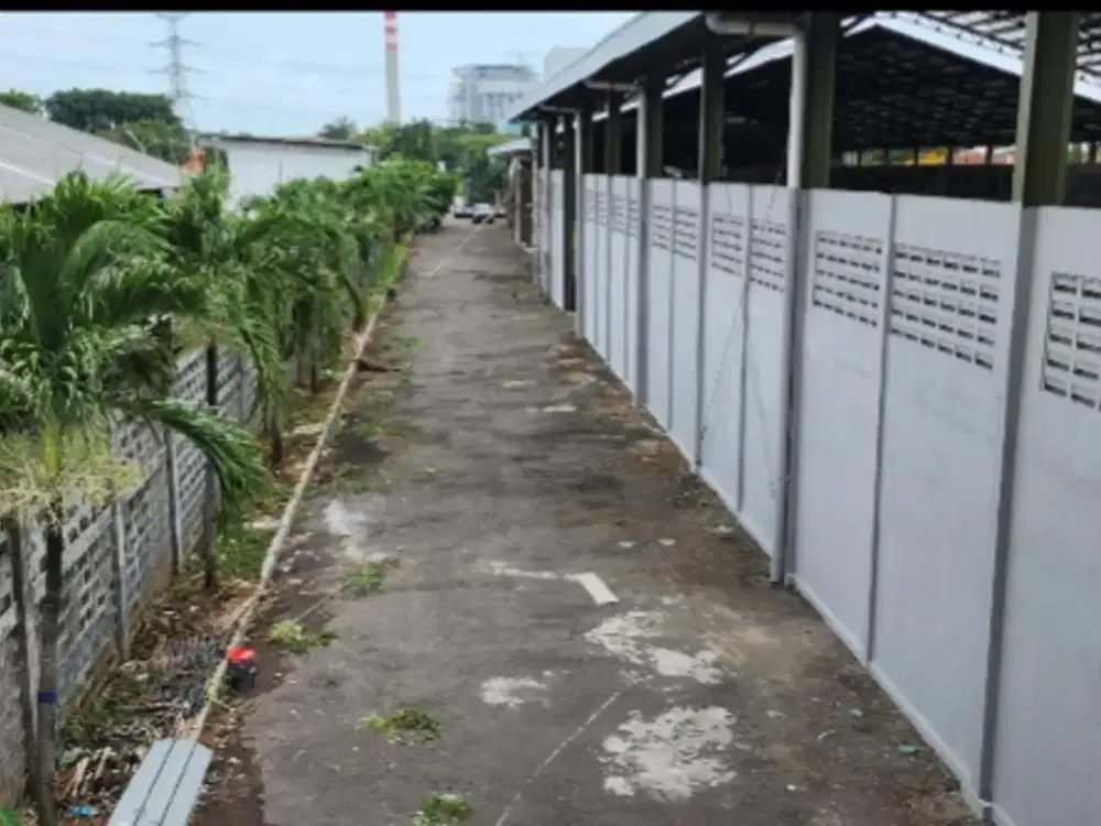 Dijual, Gudang ,kantor ,free Mess Staf 2lantai.