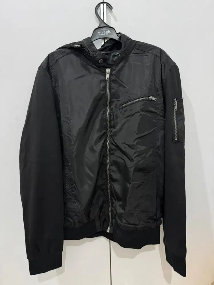 Jaket Zara Hitam Original Size XXL