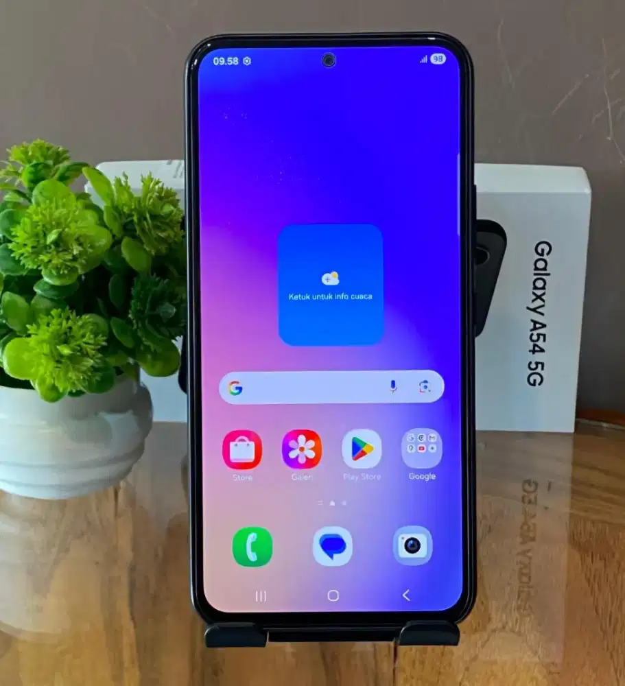 Samsung A54 5G NFC RAM 8+8 / 128 Like New Bisa Tukar Tambah