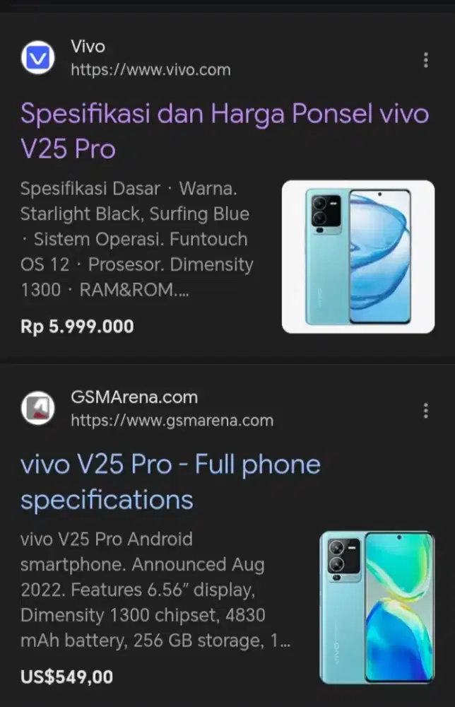 Vivo V25 Pro 5G 12/256