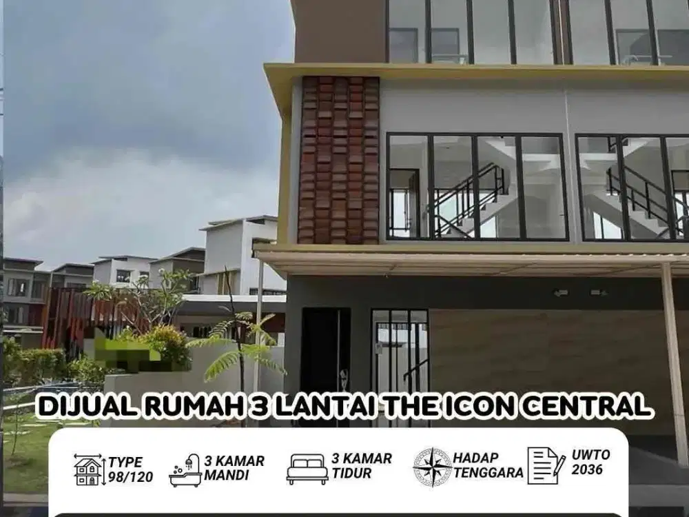 Dijual rumah hook the icon central