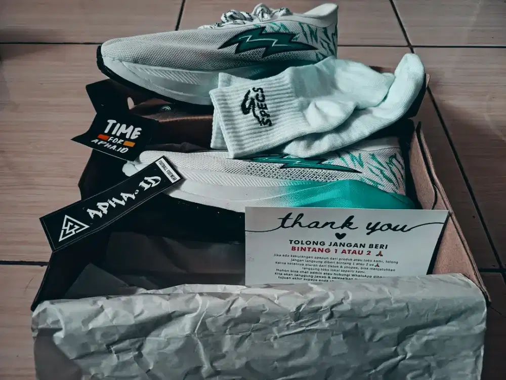 Dijual Cepat!, sepatu running Apha raiden 100% baru