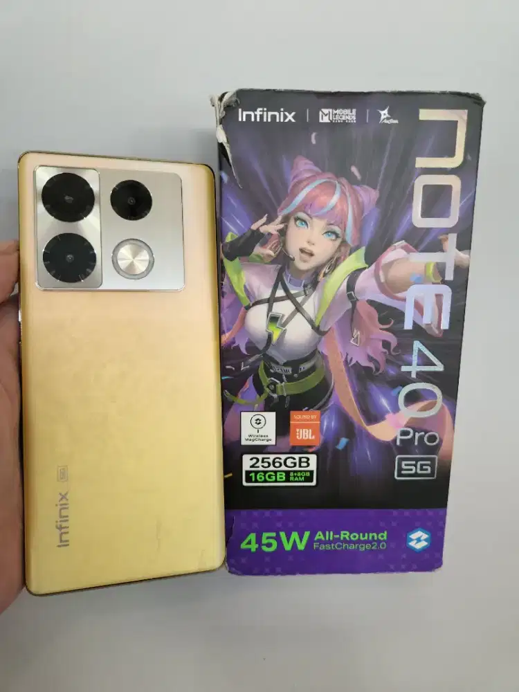 Infinix note 40 pro 5g ram 8/256