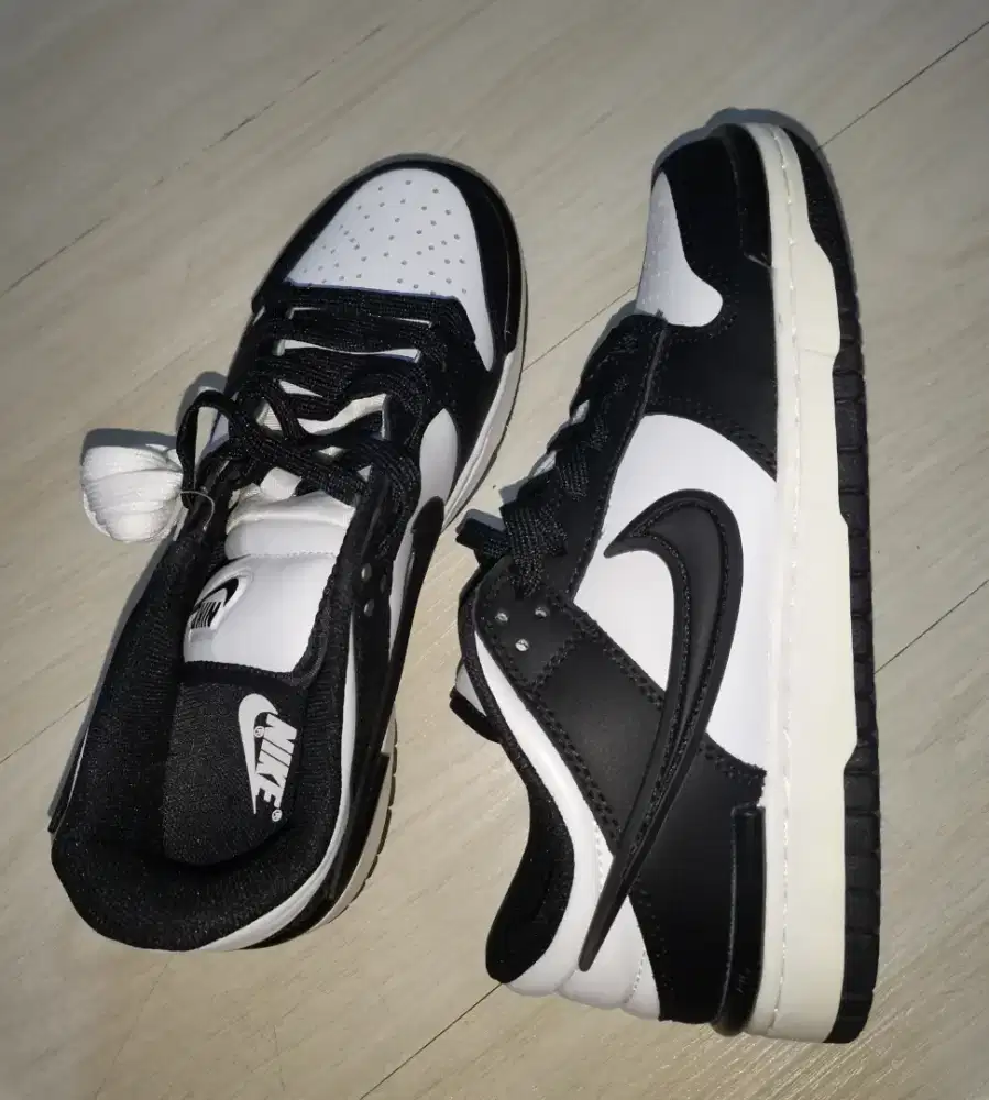 Nike dunk low black white sz 38